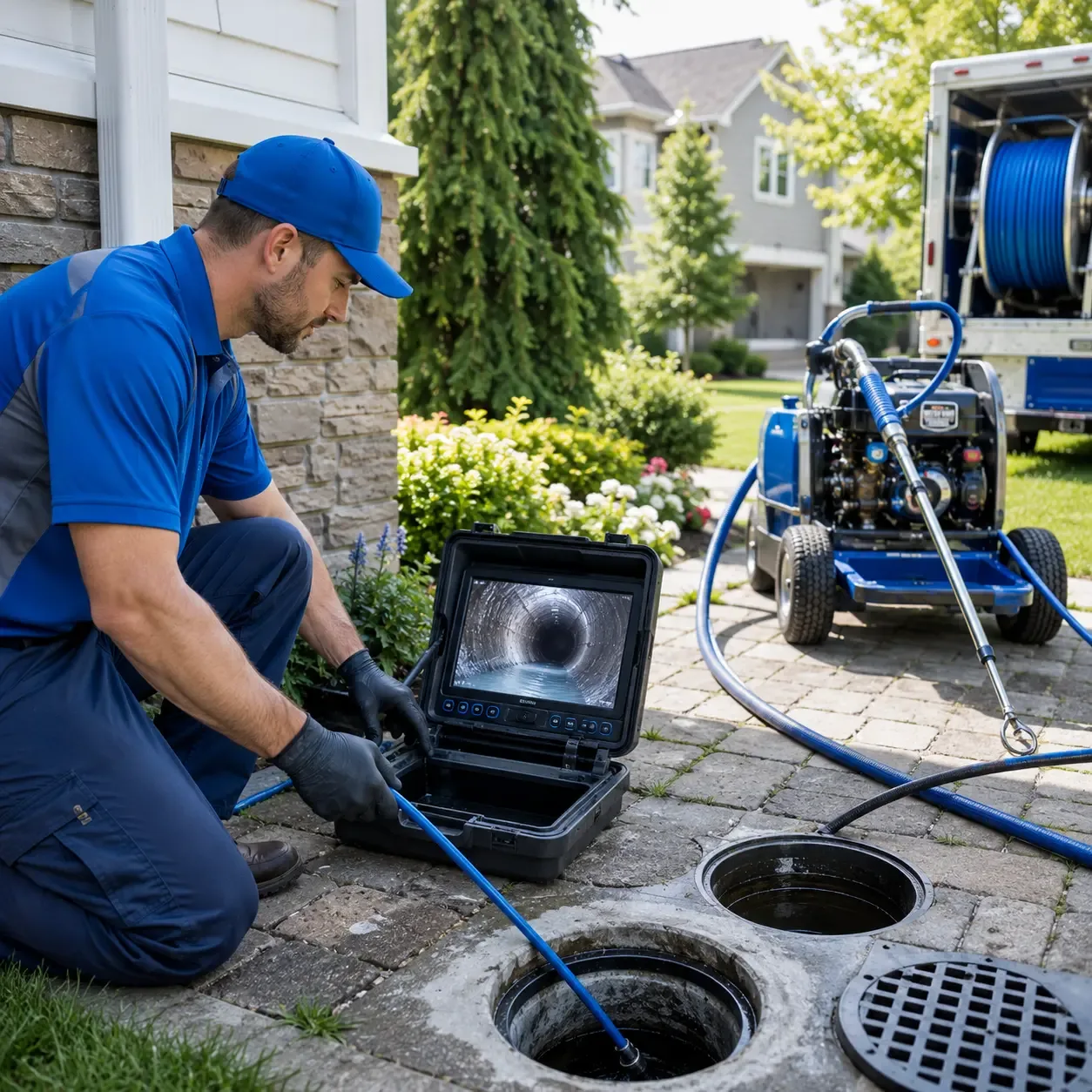 Outdoor drain cleaning professionals serving Baxley, GA